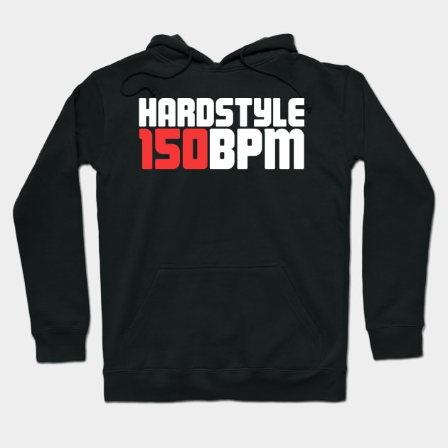 Hardstyle Electronic Music Gift For EDM Raver Hoodie by MeatMan